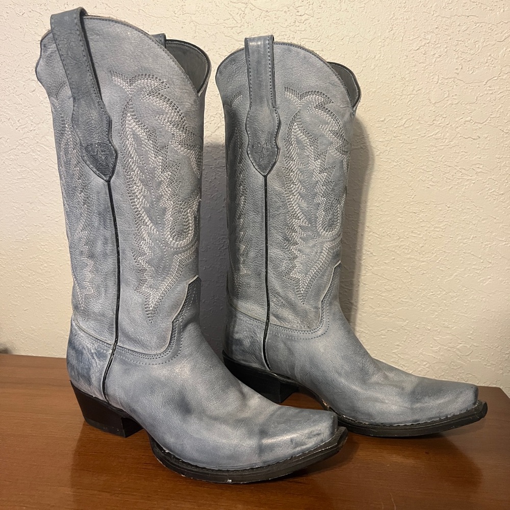 Blue Cowboy Boots
